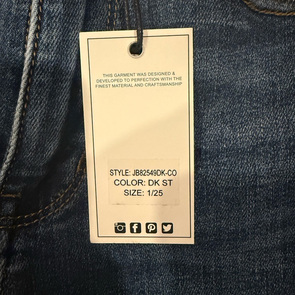 Judy Blue Straight Leg Denim Jeans NWT - Picture 4 of 5